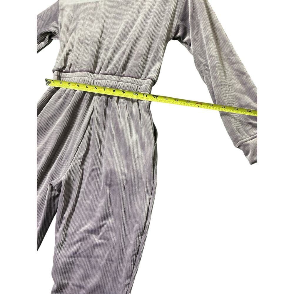 Xersion Corduroy Jumpsuit Vintage Violet Stretch Waist Kids Small 7/8 - Picture 5 of 6